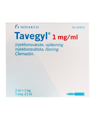 Tavegyl inj 1mg/ml 5x2ml - Apotek 1