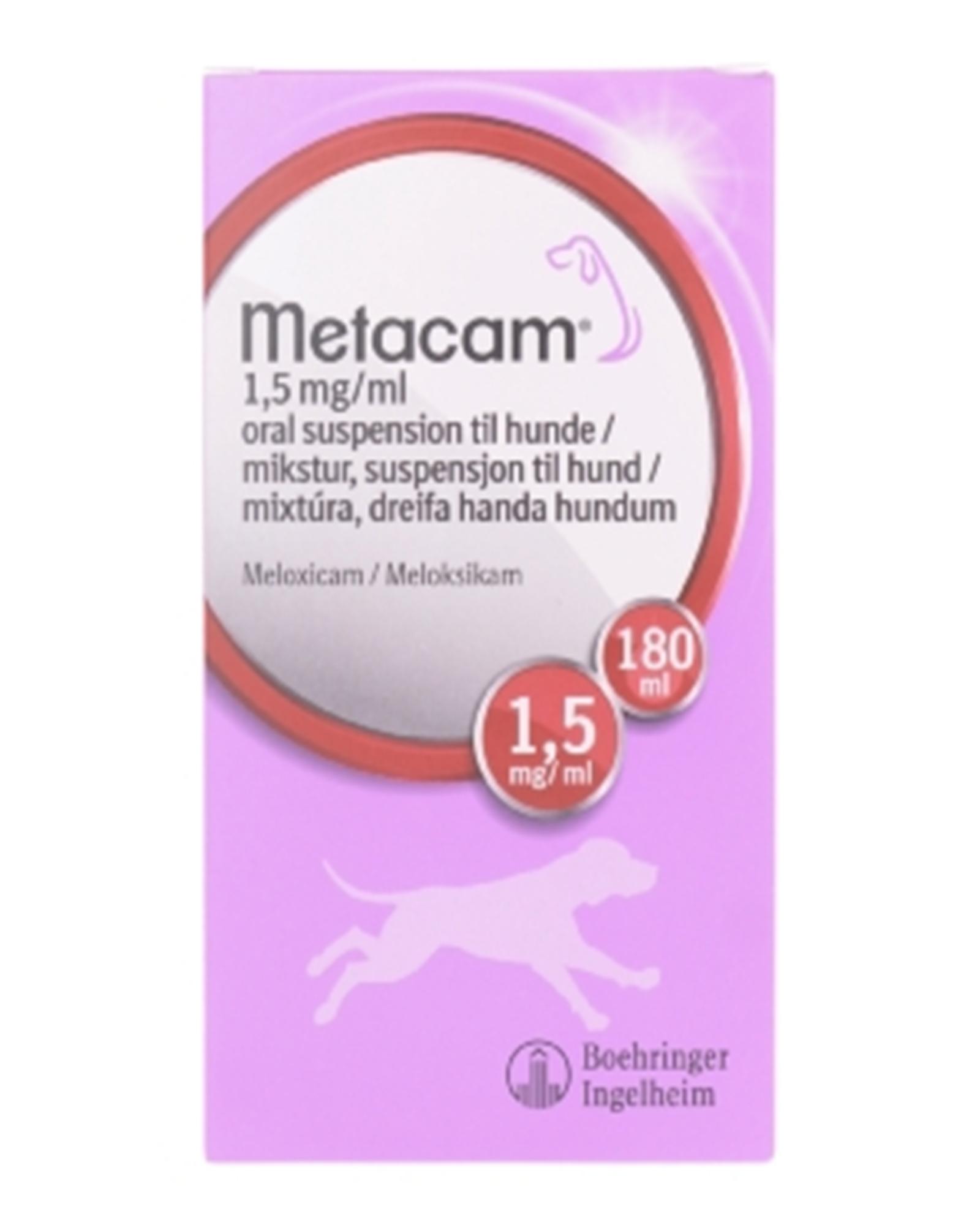 Rige Anoi overvælde Metacam vet miks 1,5mg/ml hund 180 ML - Apotek 1