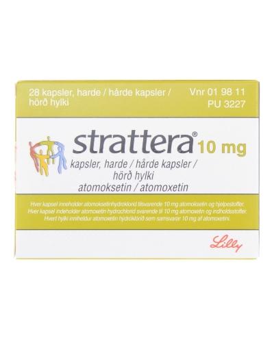 Strattera Kapsel, hard 10 mg 28stk - Apotek 1