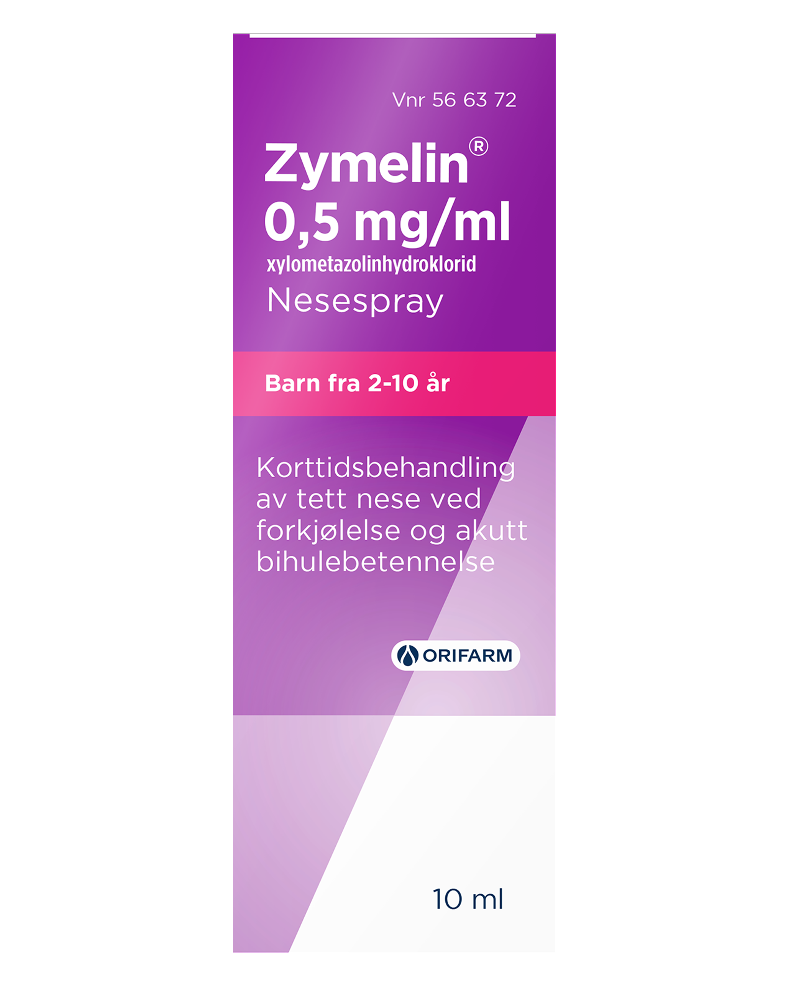 0,5 mg/ml nesespray 10 ml